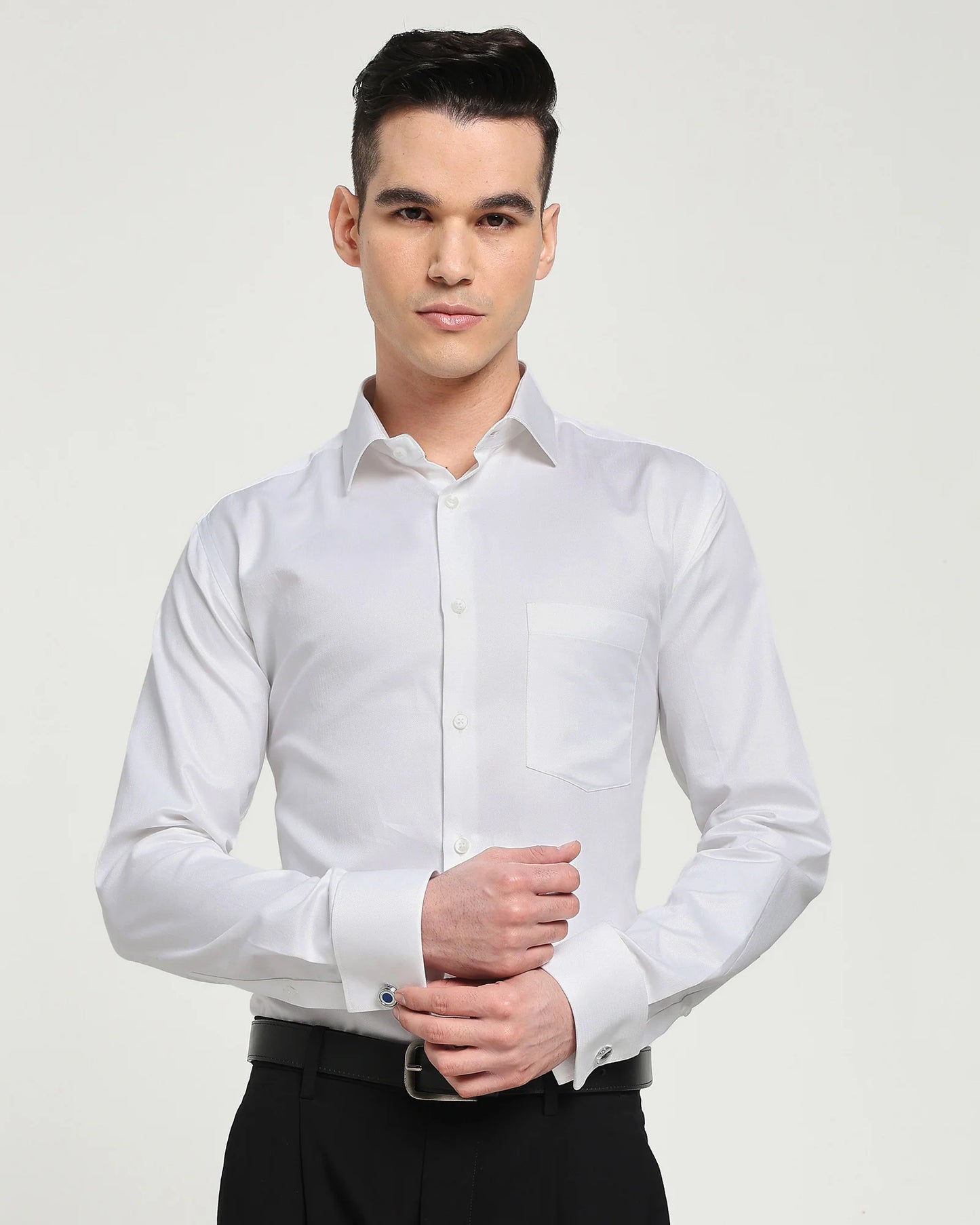 Amour Herringbone Giza Shirt