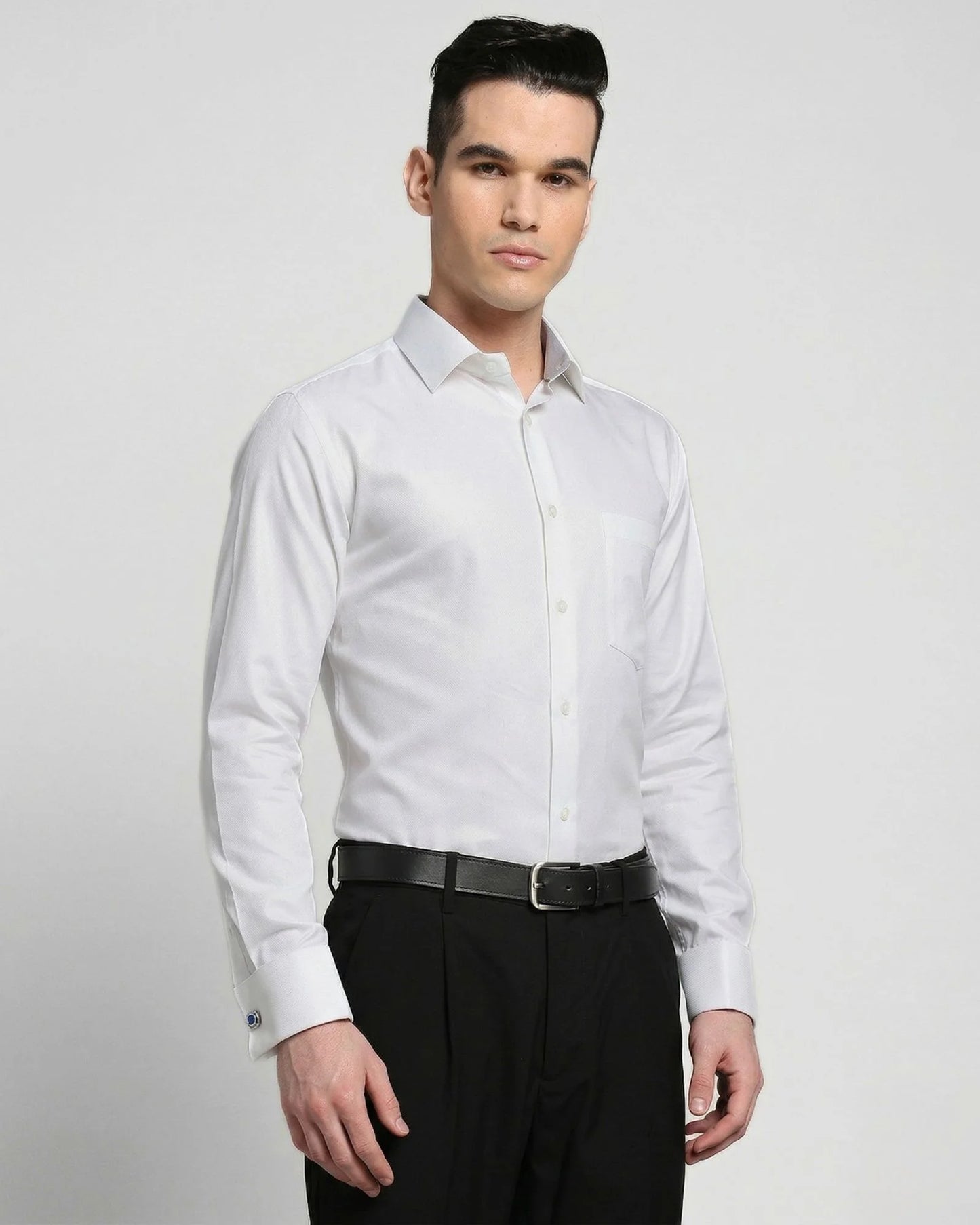 Amour Herringbone Giza Shirt