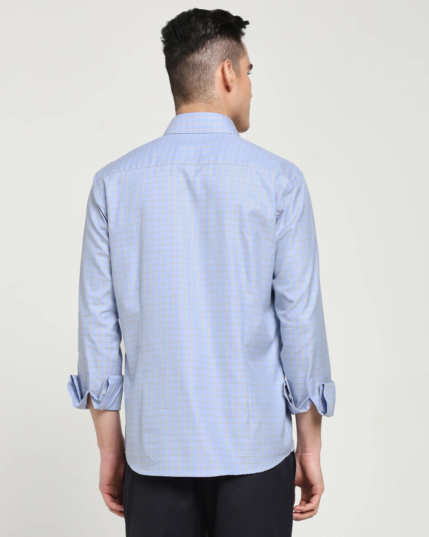 Blue Ember Grid Shirt