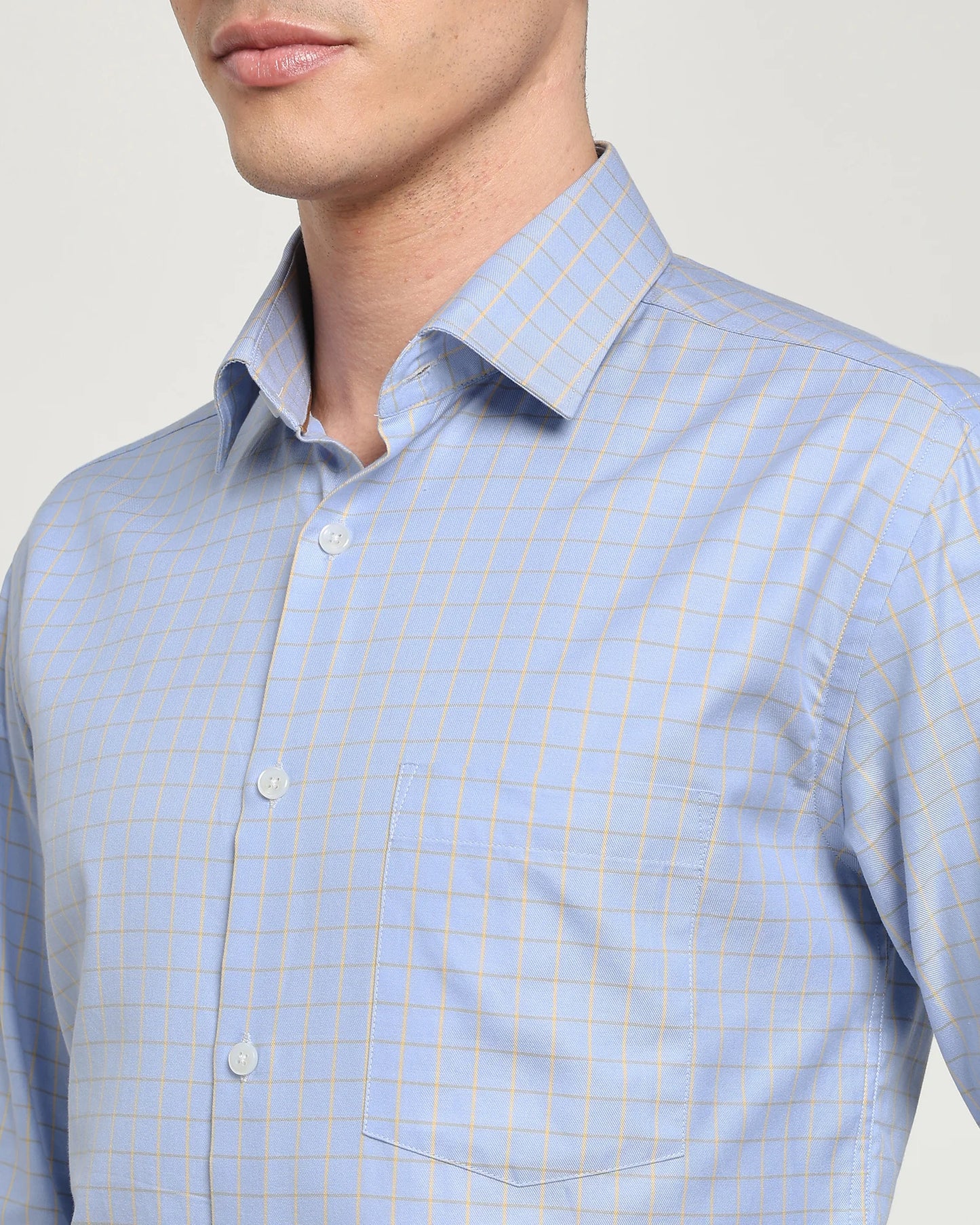 Blue Ember Grid Shirt