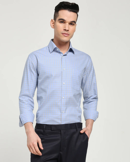 Blue Ember Grid Shirt