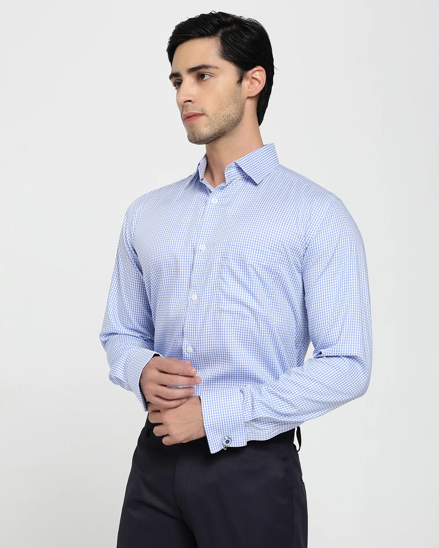 Cambridge Check French Cuff Shirt