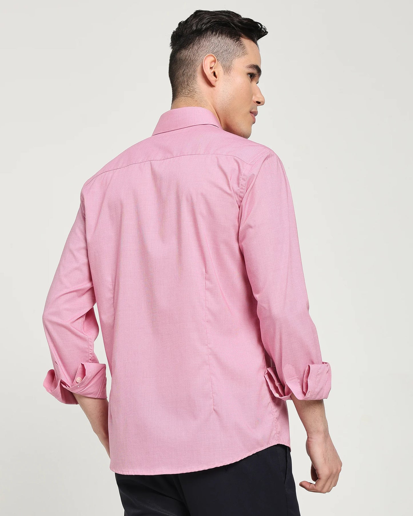 Cerise Microcheck Shirt