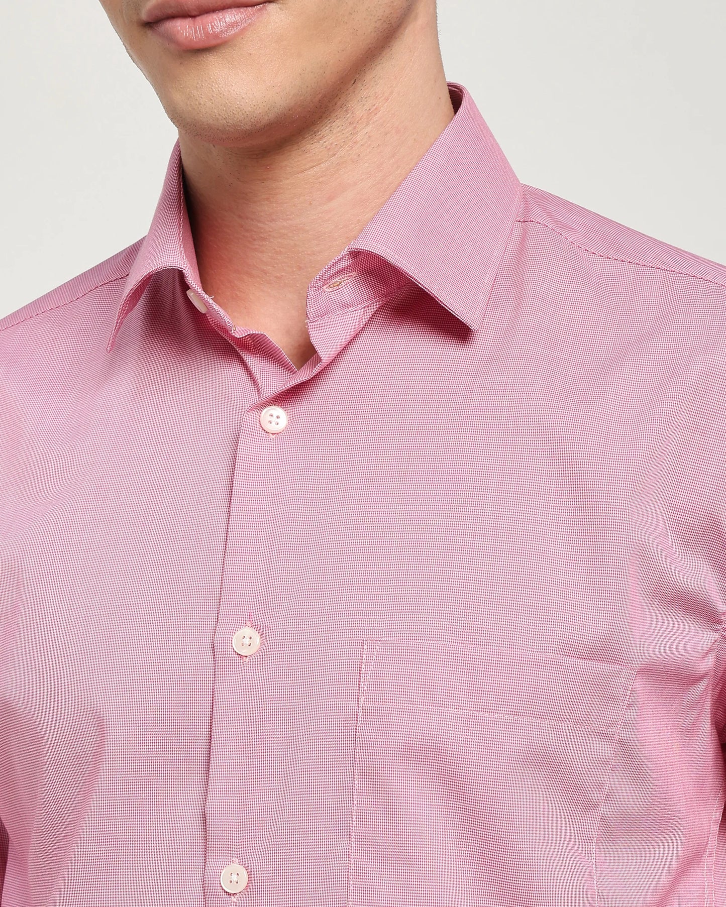Cerise Microcheck Shirt