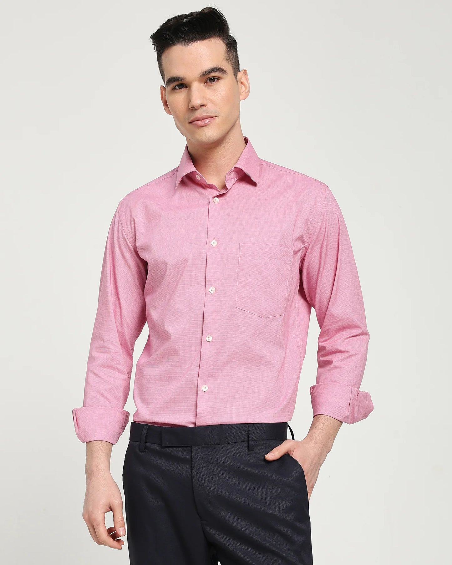 Cerise Microcheck Shirt