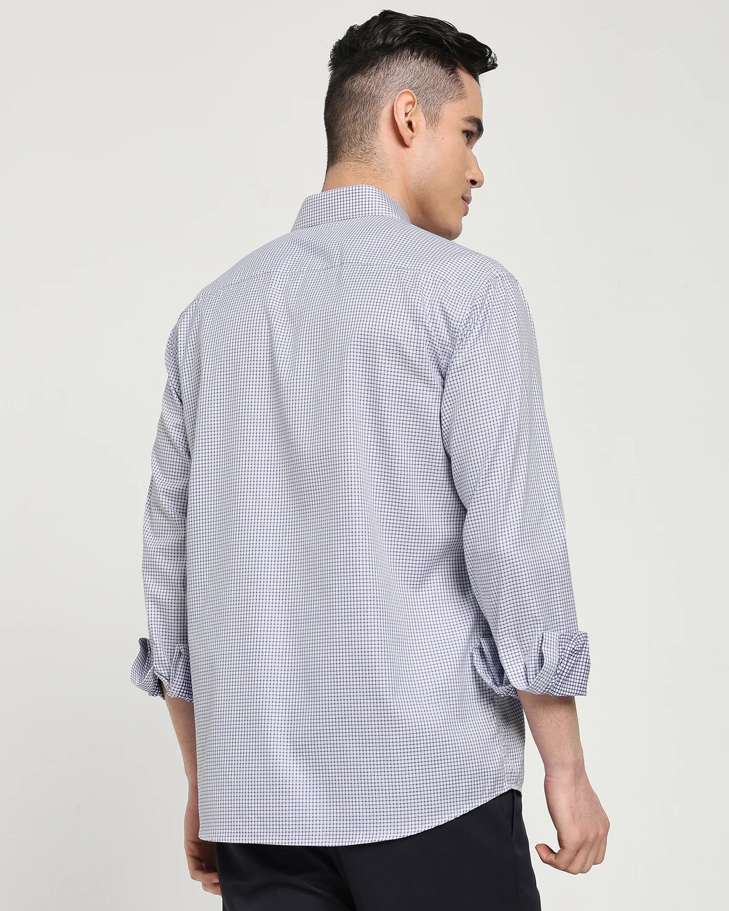 Cobalt Check Shirt