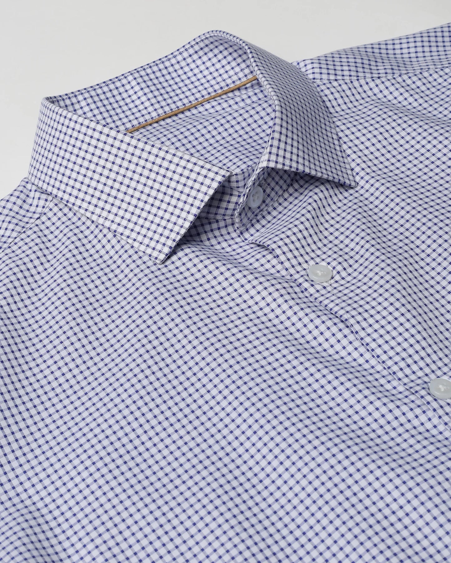 Cobalt Check Shirt