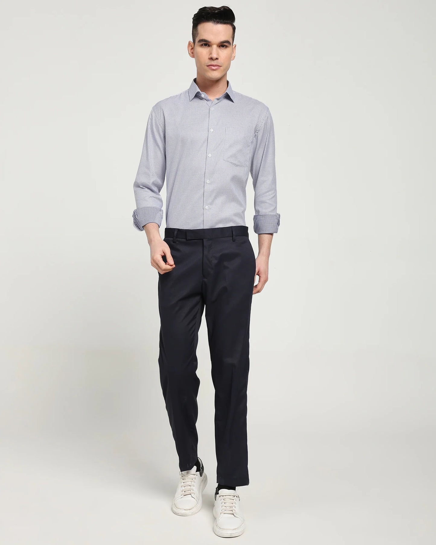 Cobalt Check Shirt
