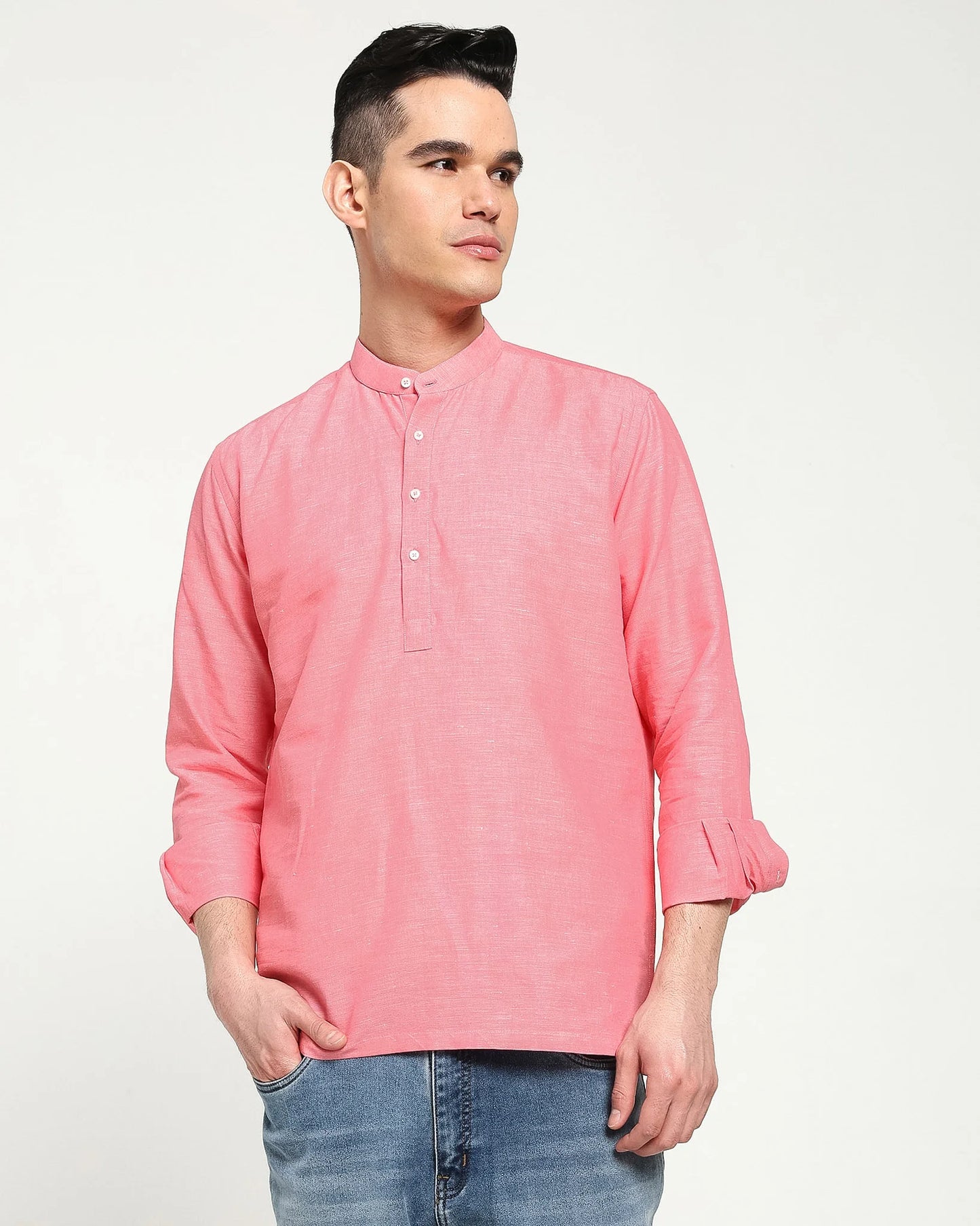 Coralcrest Cotton Linen Kurta