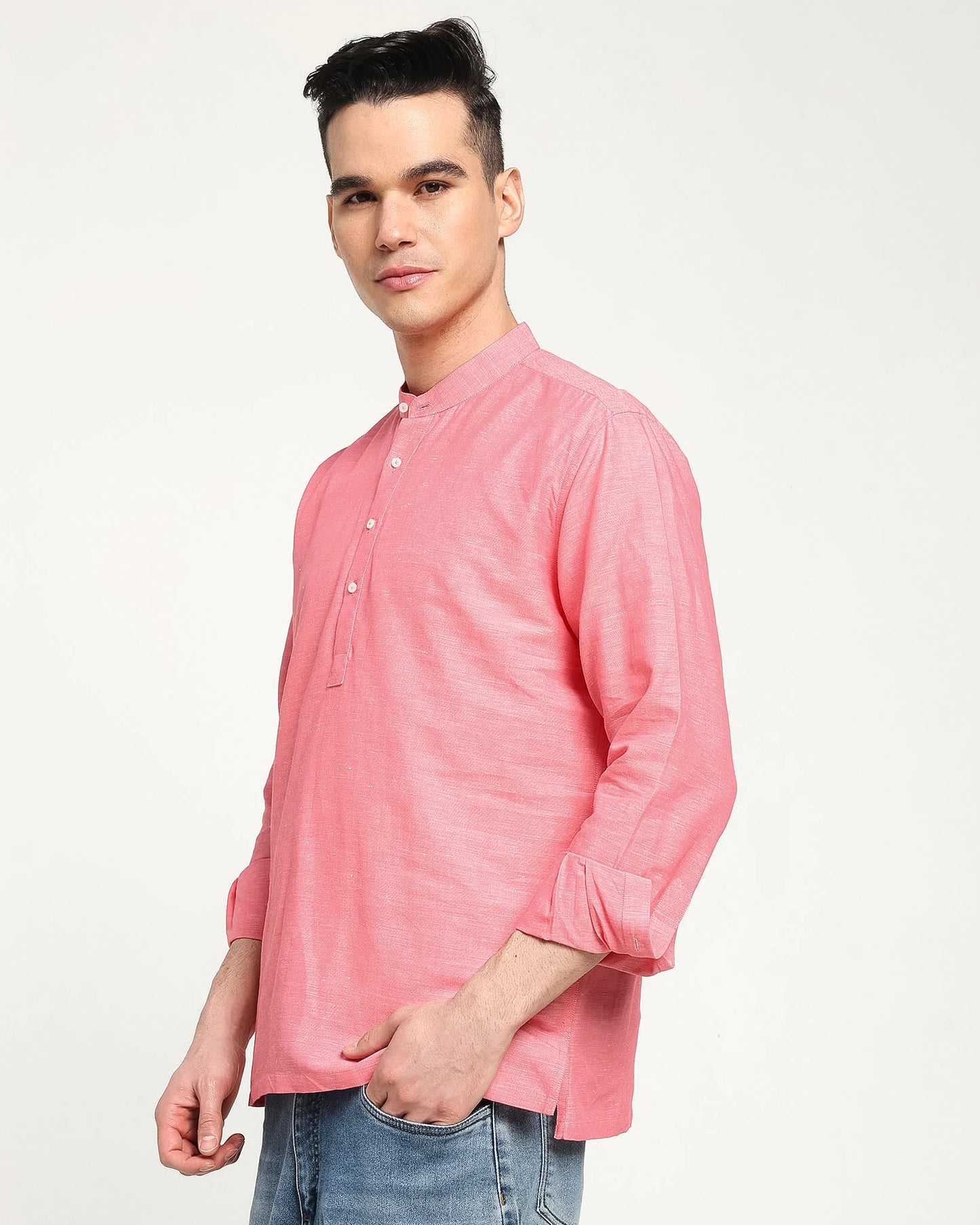 Coralcrest Cotton Linen Kurta