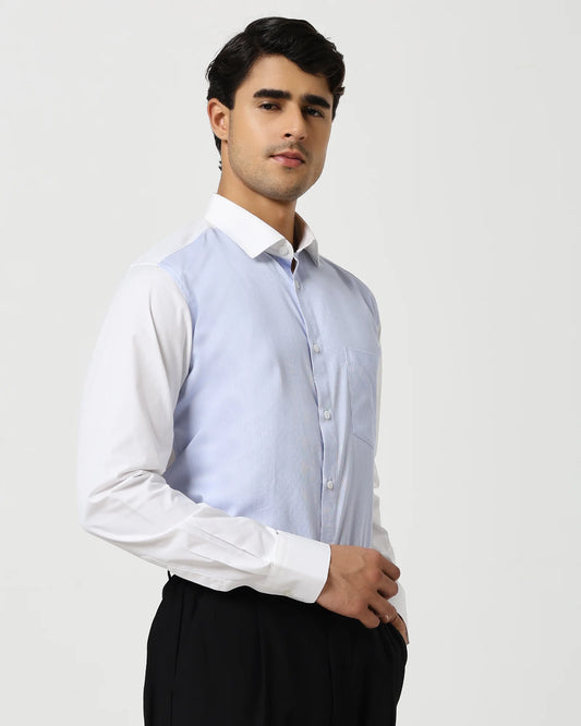 Crystalline Blue & White Shirt