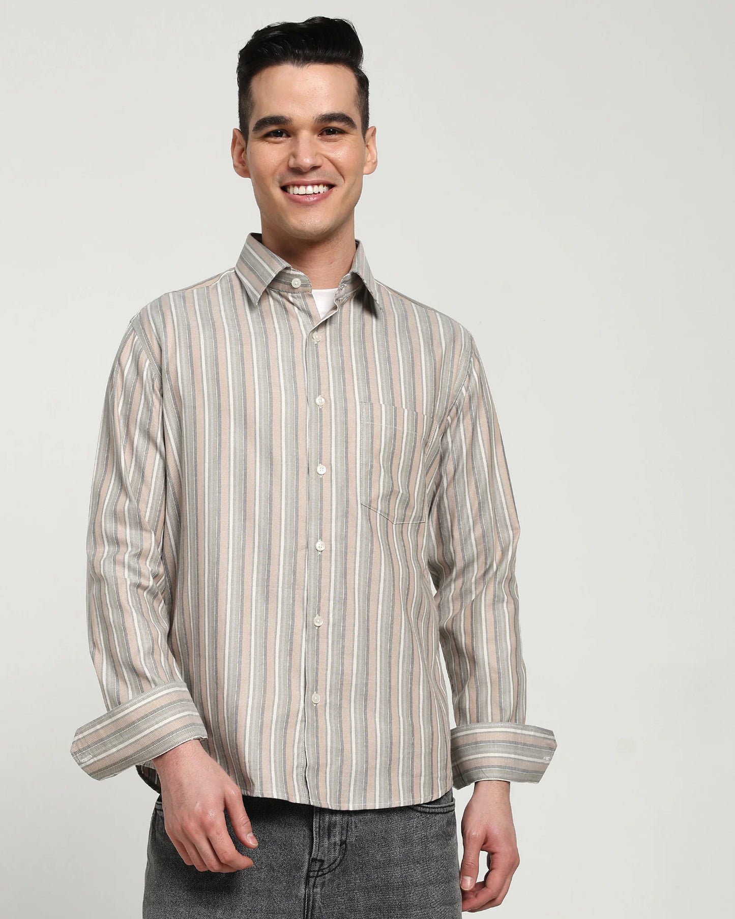 Driftwood Ember Stripe Shirt