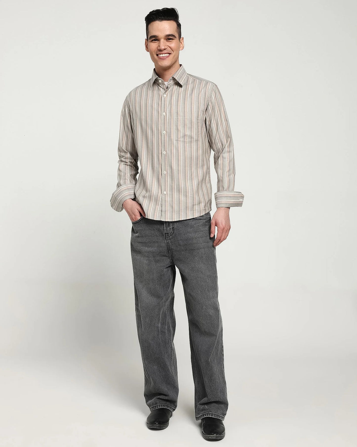Driftwood Ember Stripe Shirt