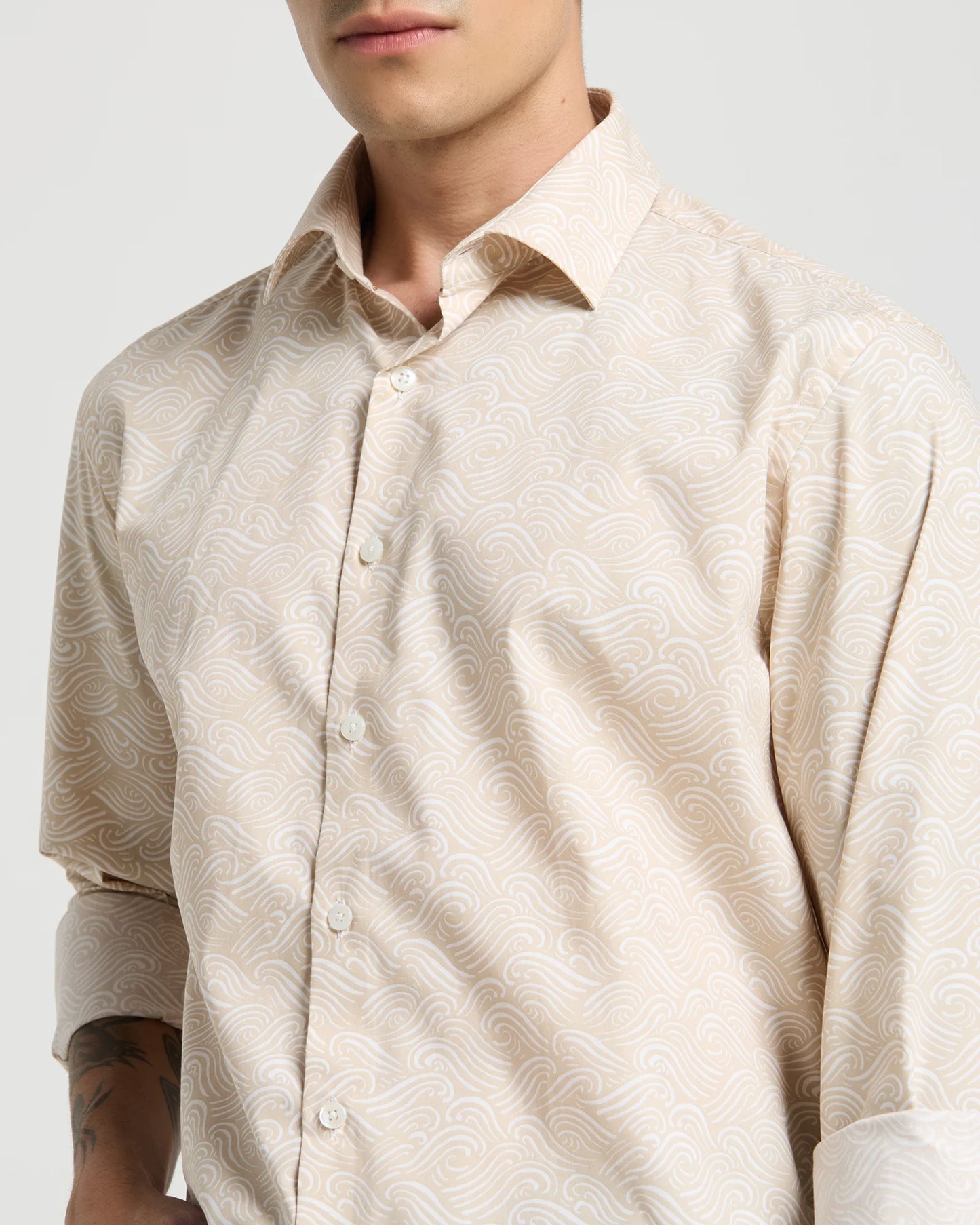 Dune Wave Cotton Shirt