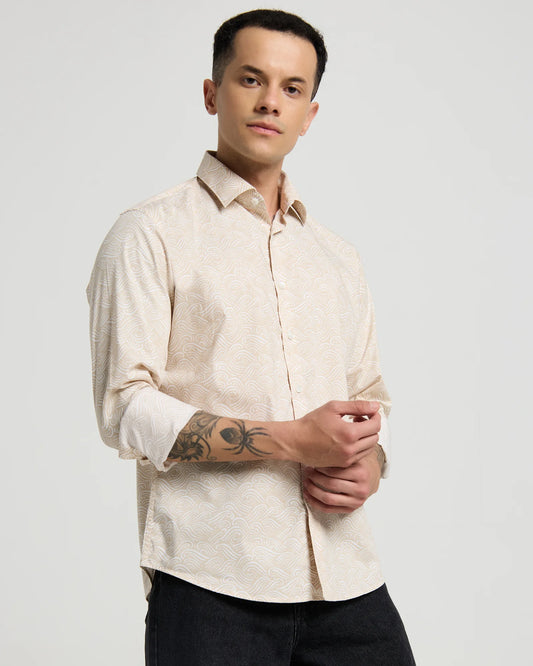 Dune Wave Cotton Shirt