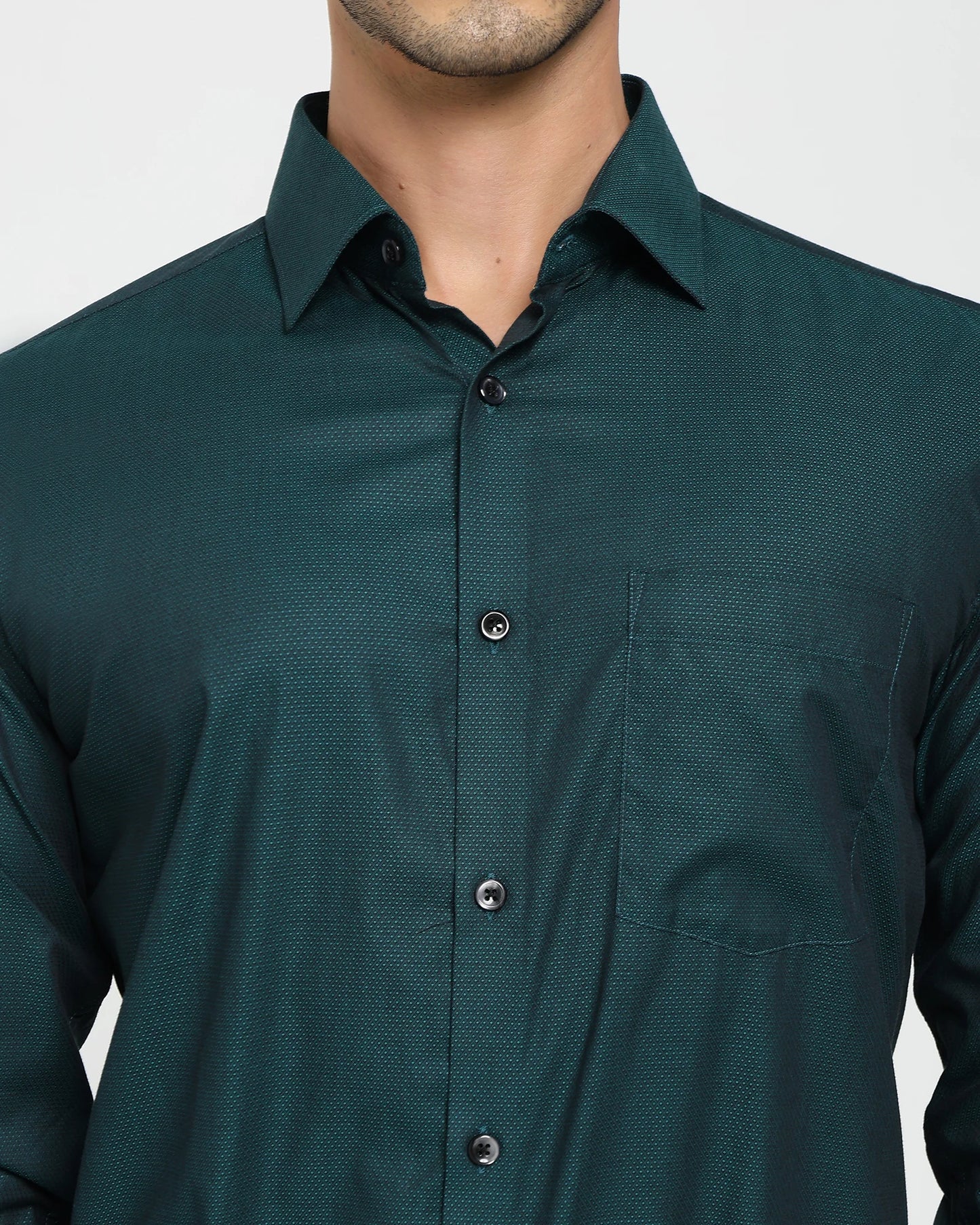 Emerald Dobby Giza Shirt