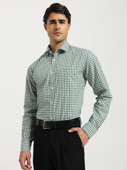Emerald Grid Check Shirt