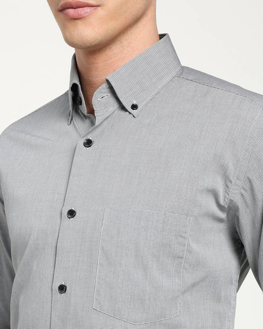 Graphite Micro Check Shirt