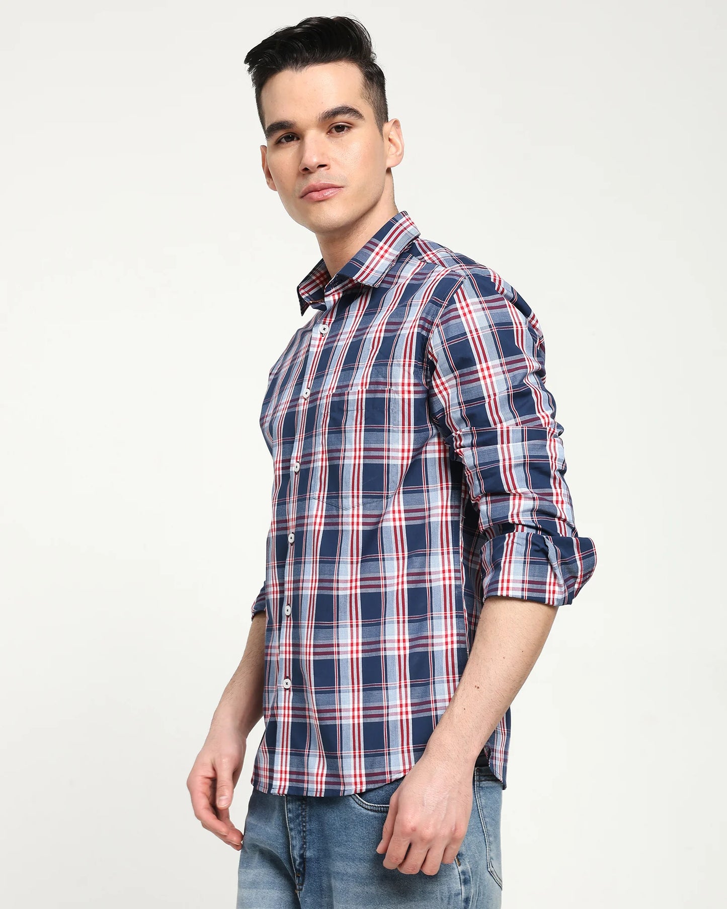 Harborline Plaid Cotton Shirt
