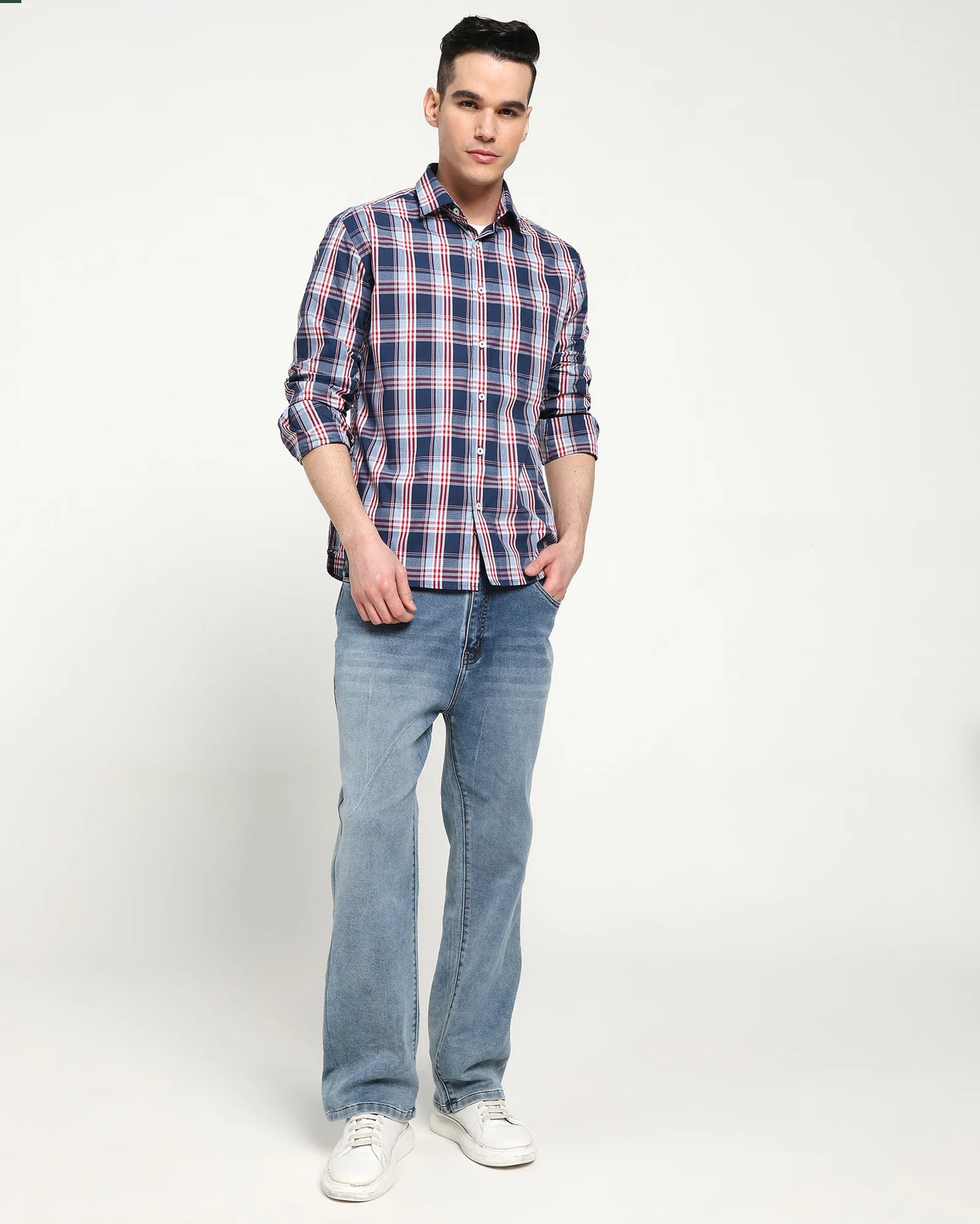 Harborline Plaid Cotton Shirt