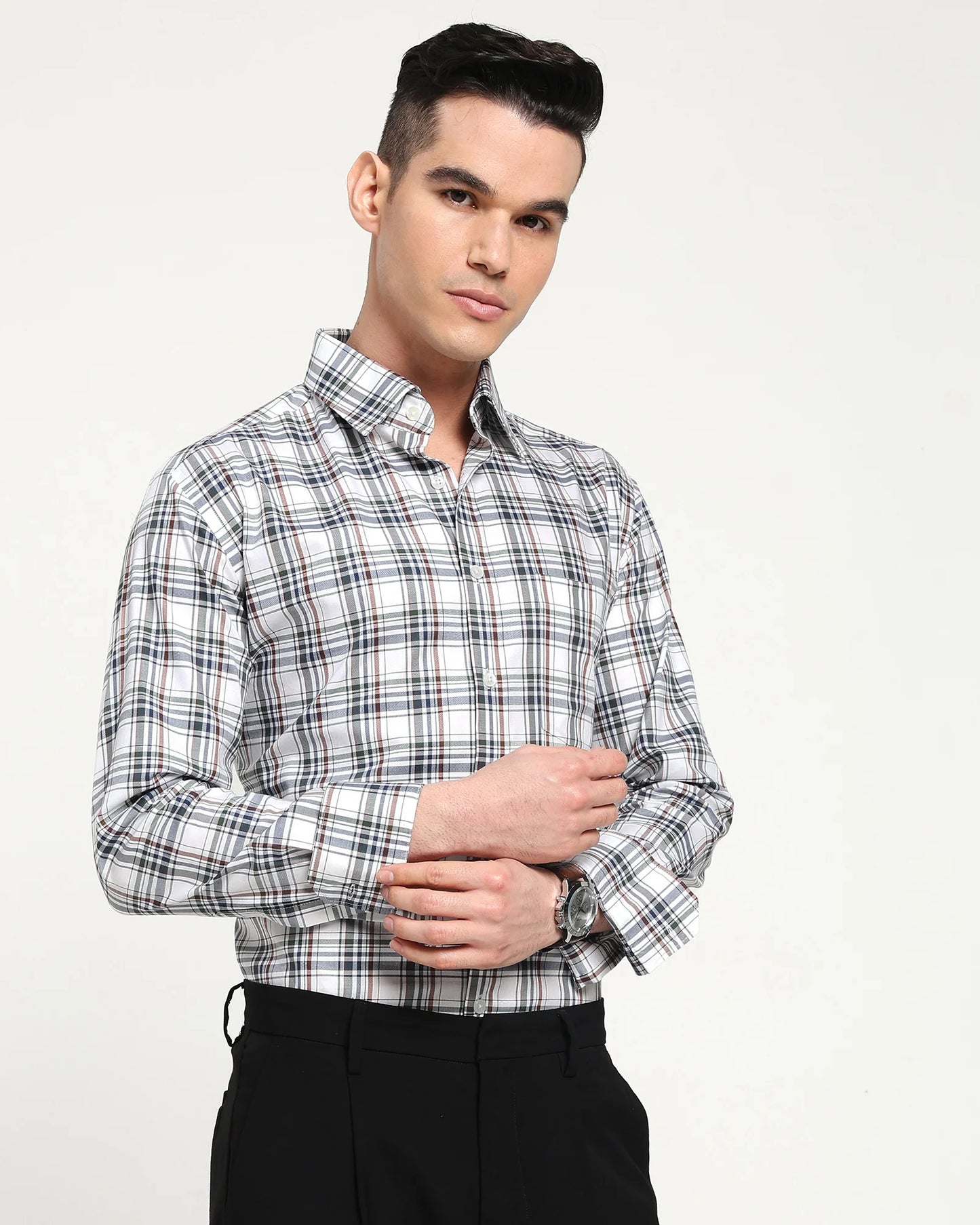 Harrington Plaid Twill Shirt