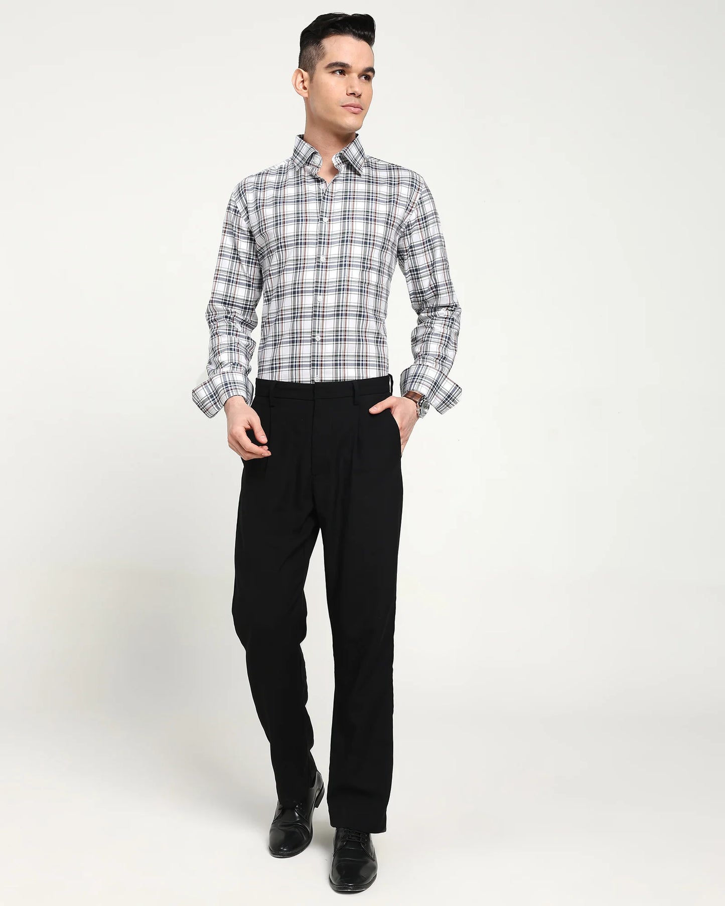 Harrington Plaid Twill Shirt