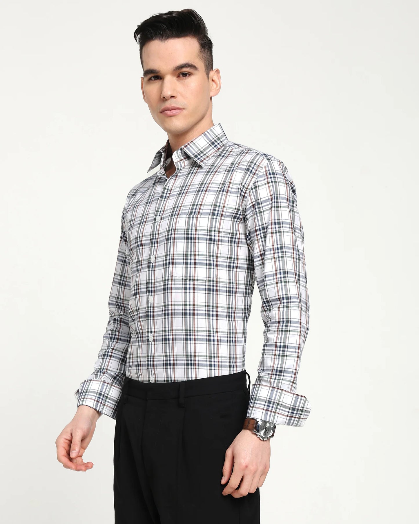 Harrington Plaid Twill Shirt