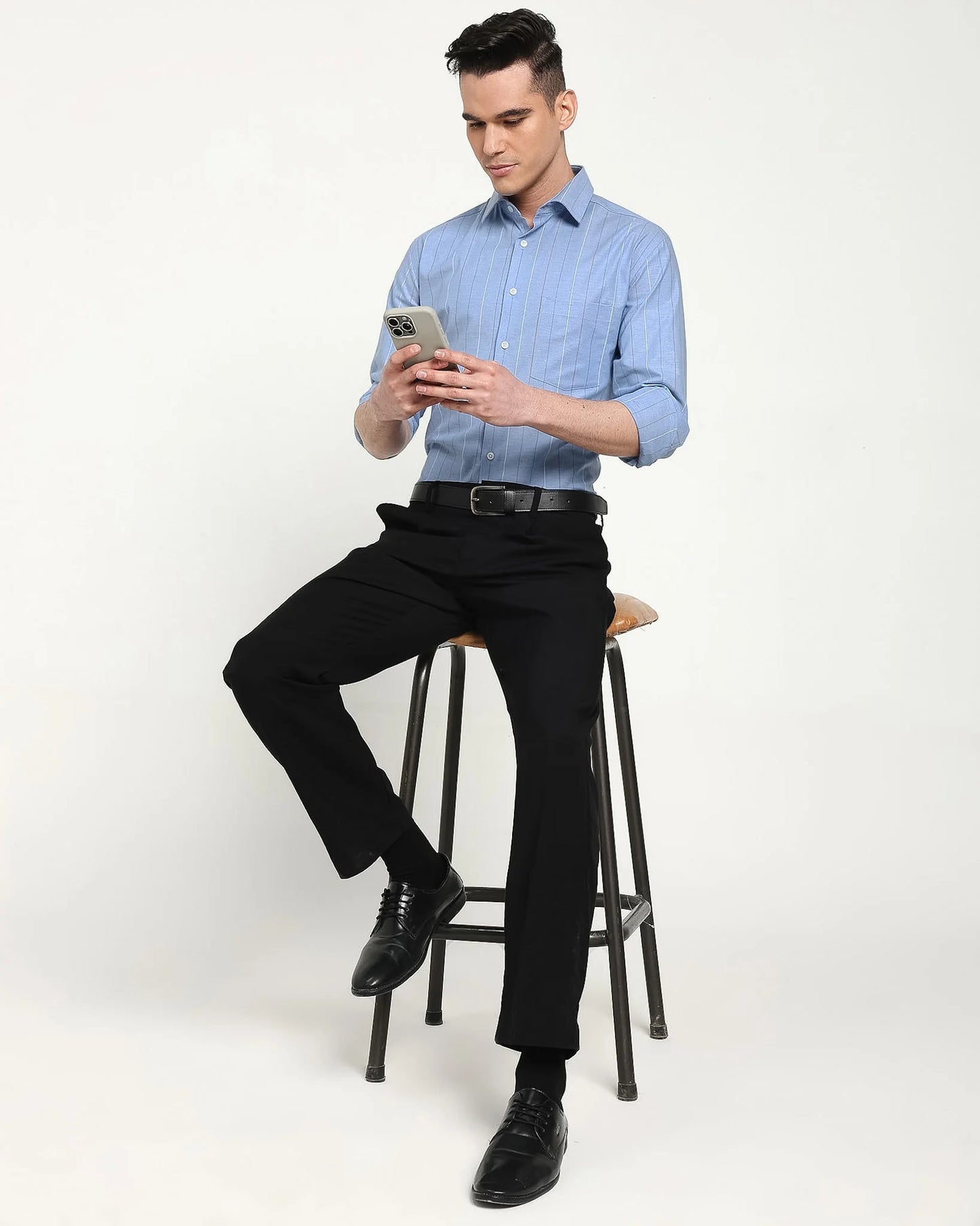 Larkspur Oxford Stripe Shirt