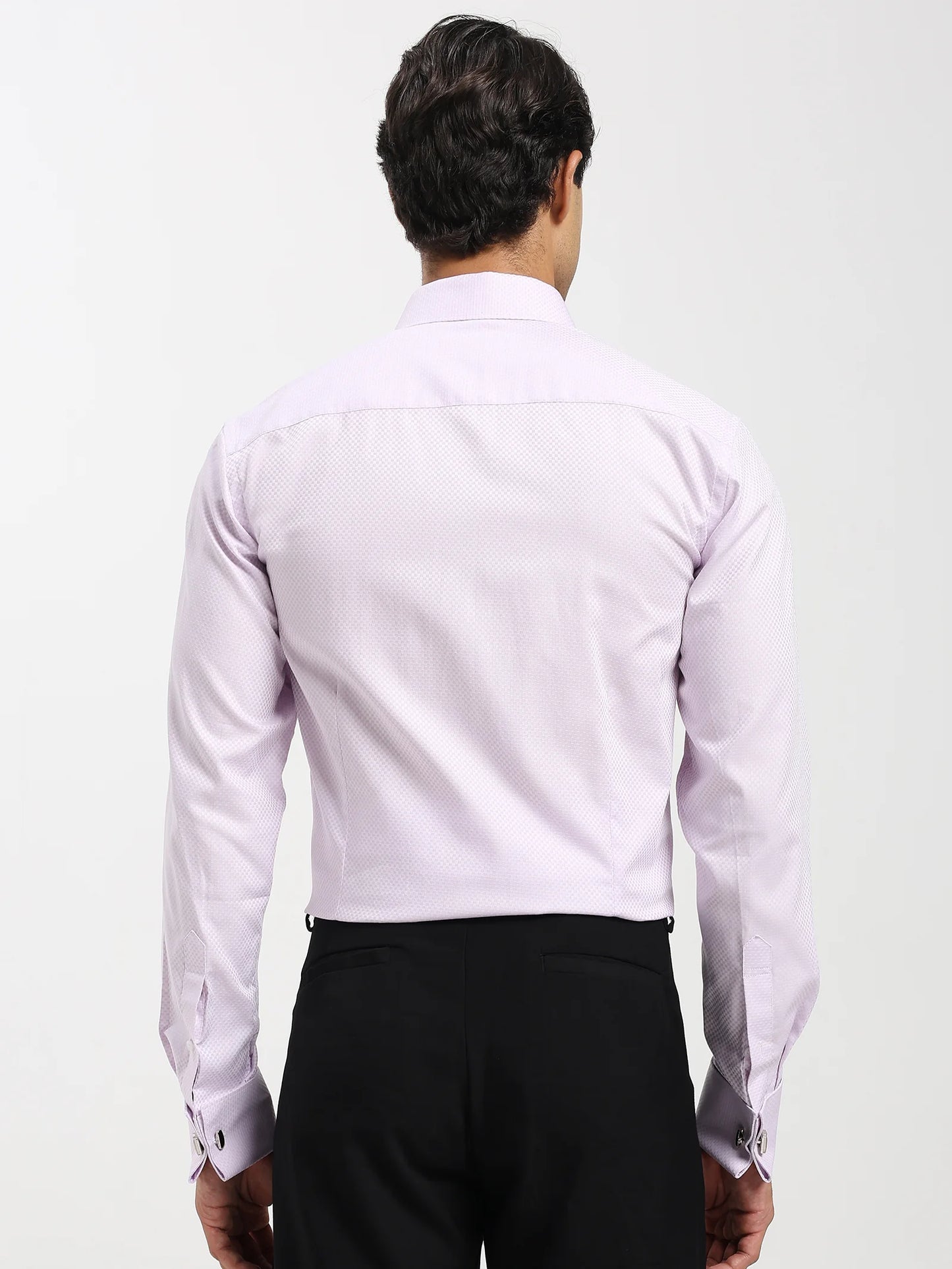 Lavender Regent Check Dobby Shirt