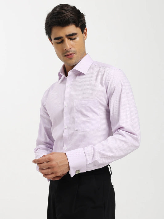 Lavender Regent Check Dobby Shirt