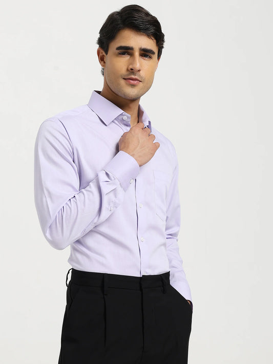 Mauve Herringbone Shirt