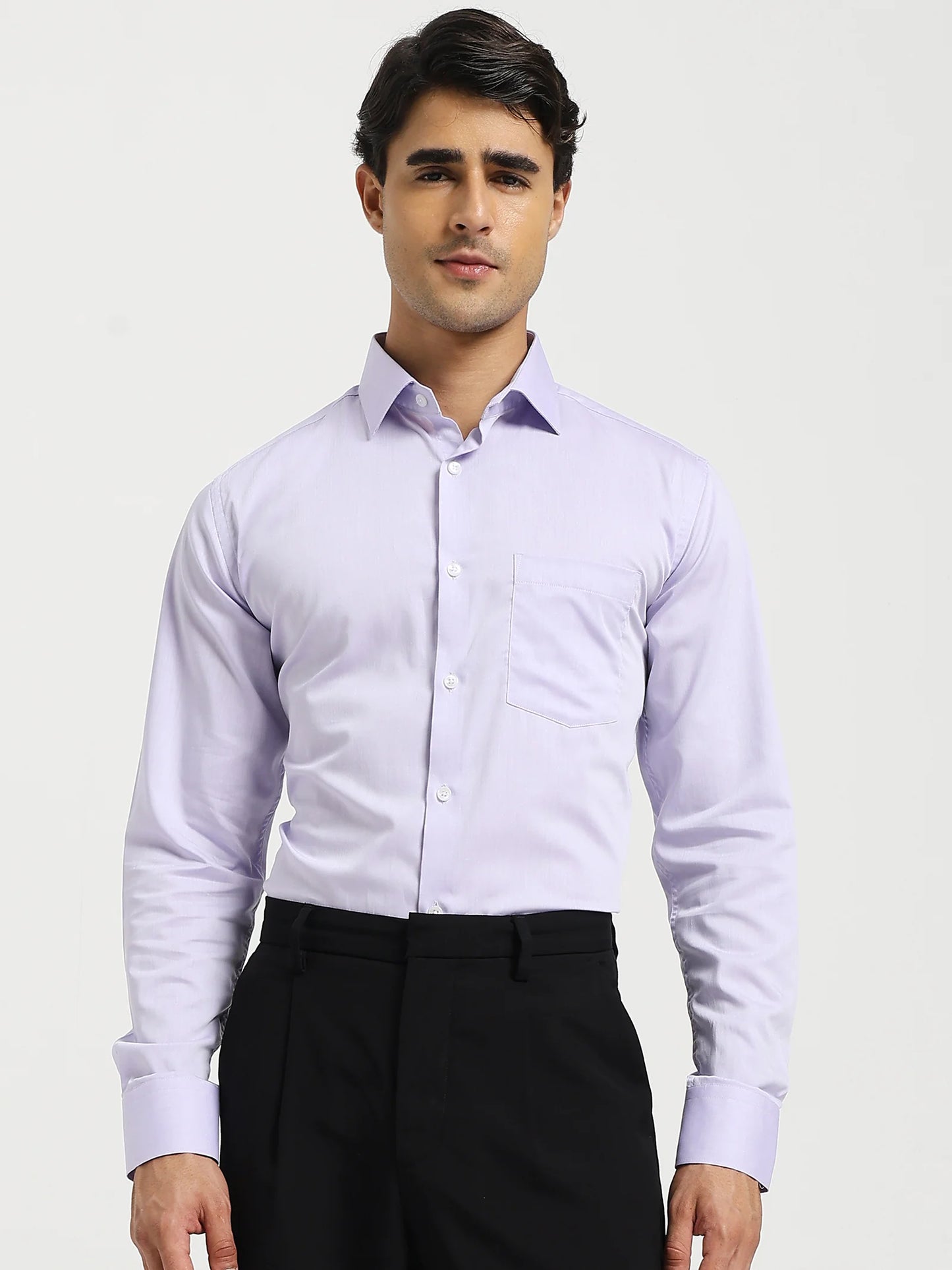 Mauve Herringbone Shirt