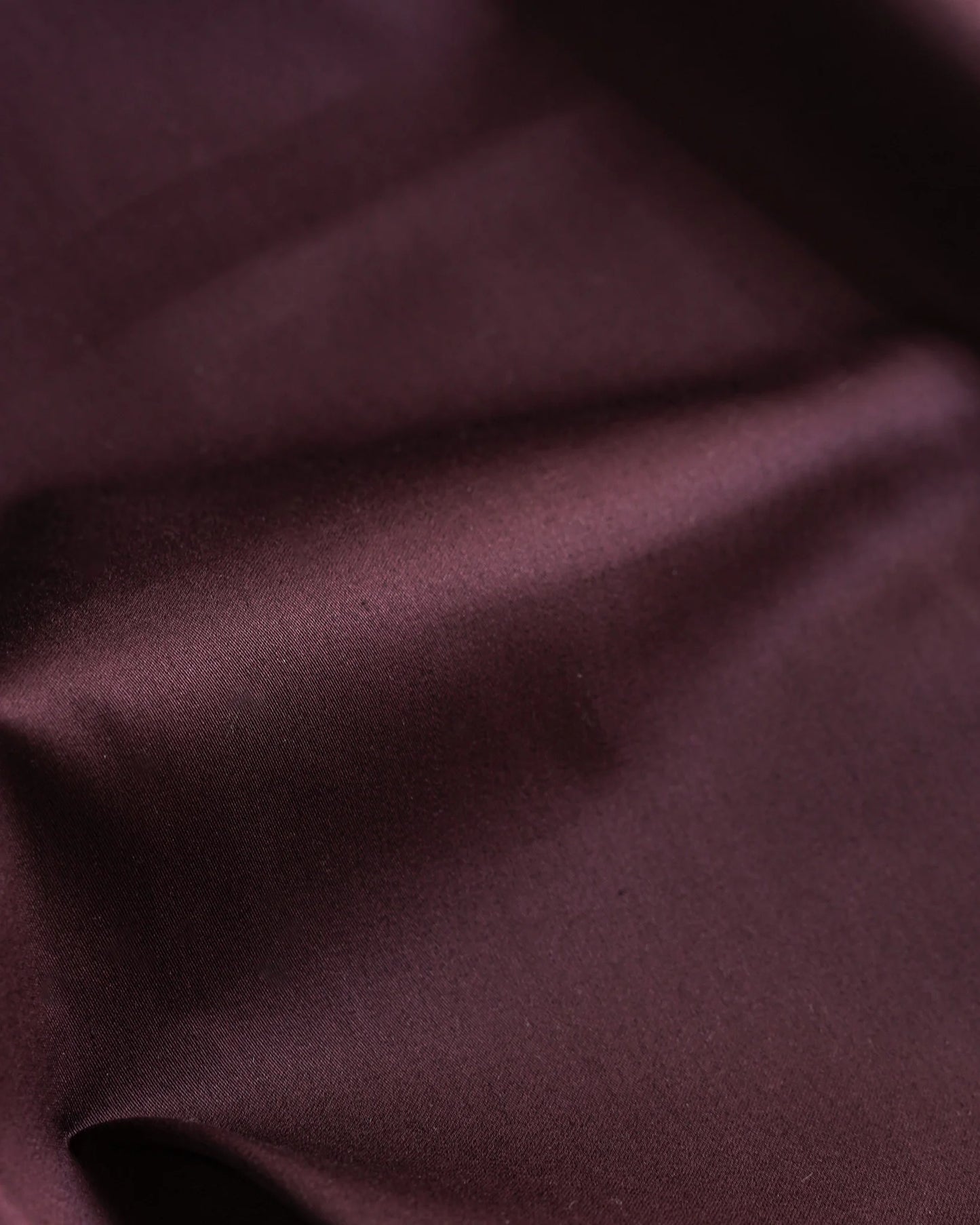 Merlot Satin Giza Cotton Shirt