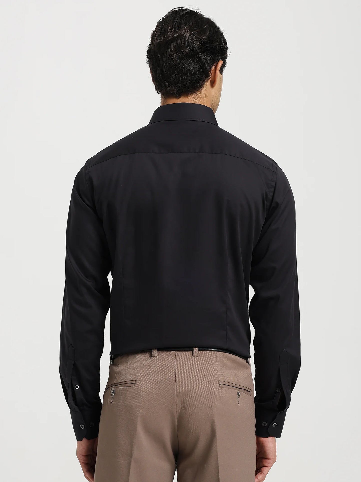 Midnight Herringbone Shirt