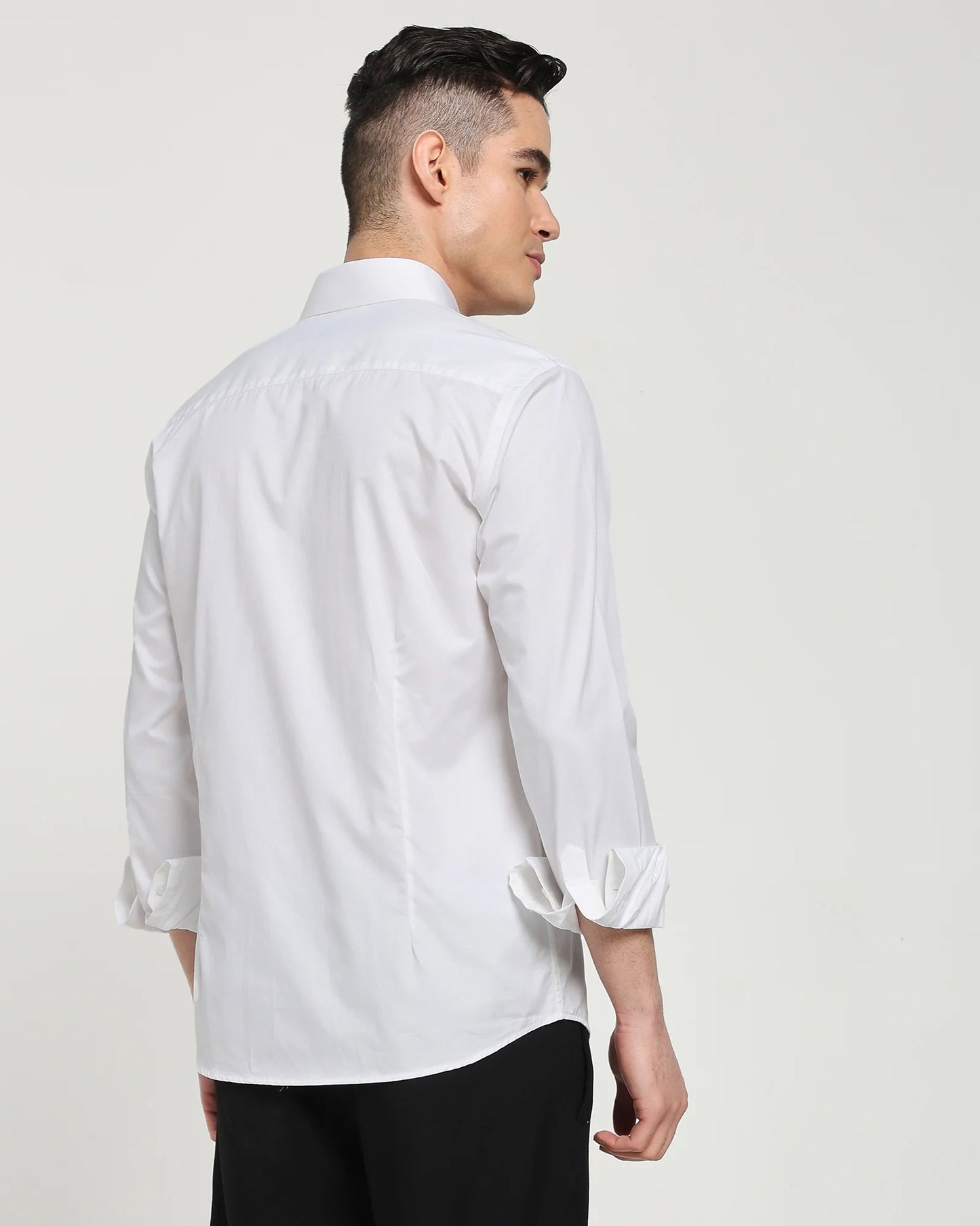 Moonwhite Ledger Textured Shirt