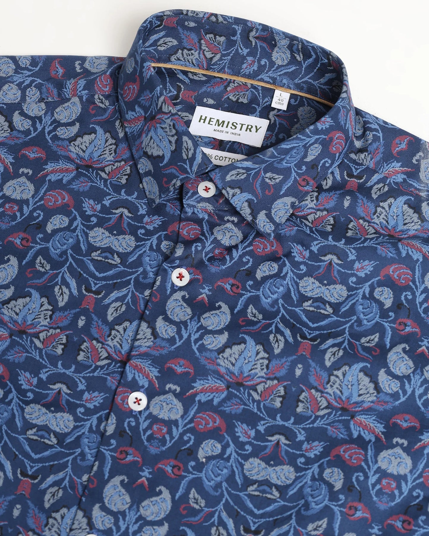 Nocturne Bloom Printed Cotton Shirt