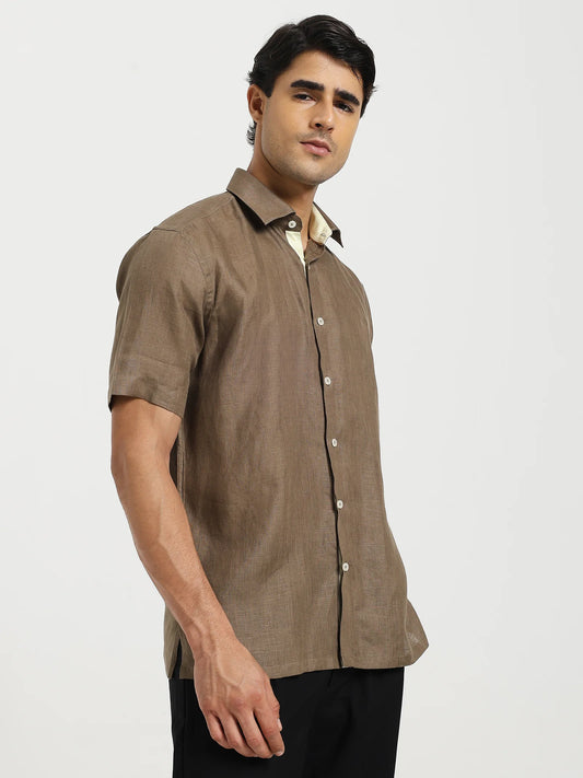 Tuscan Earth Linen Shirt