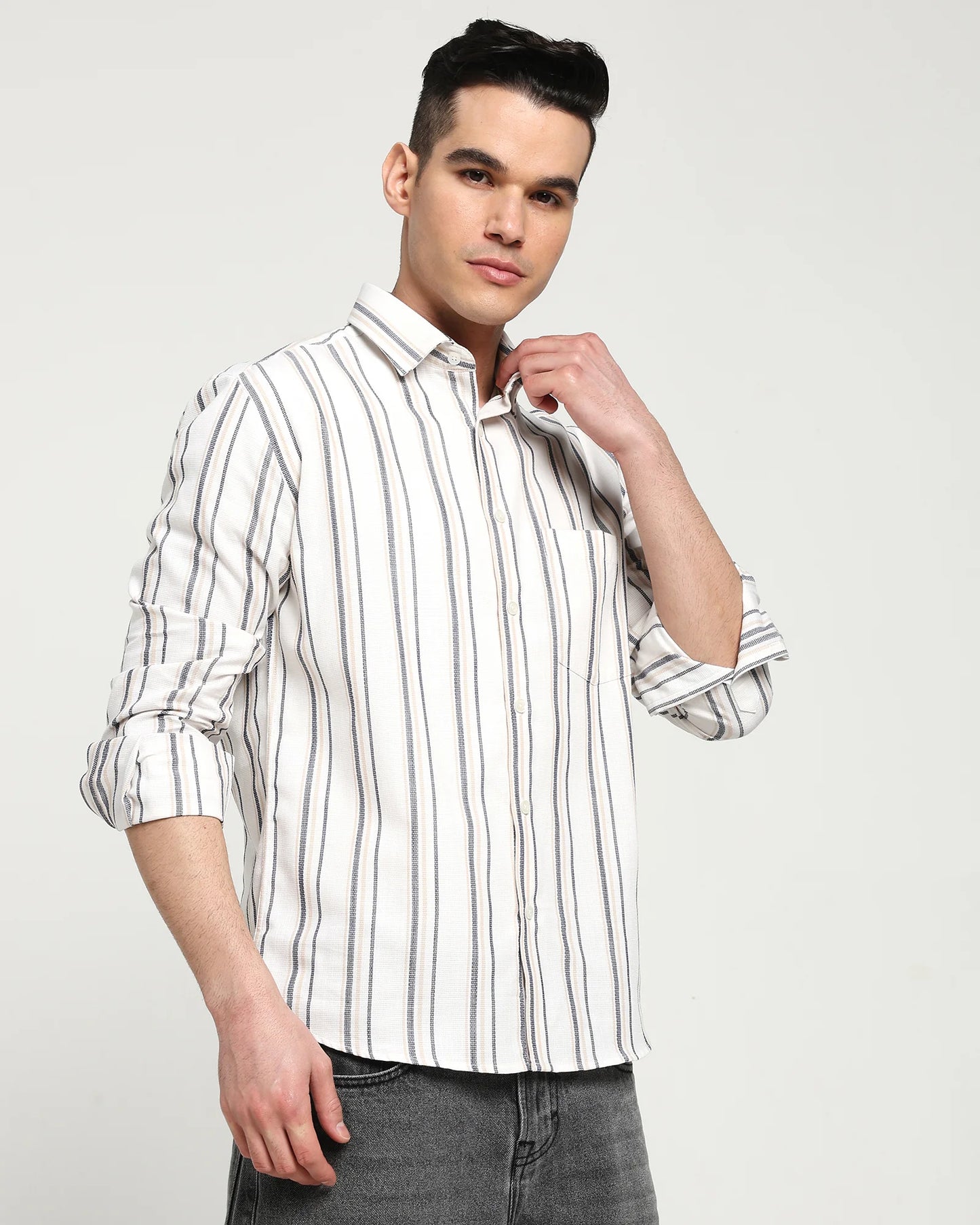 Weston Multi-Stripe Dobby Shirt