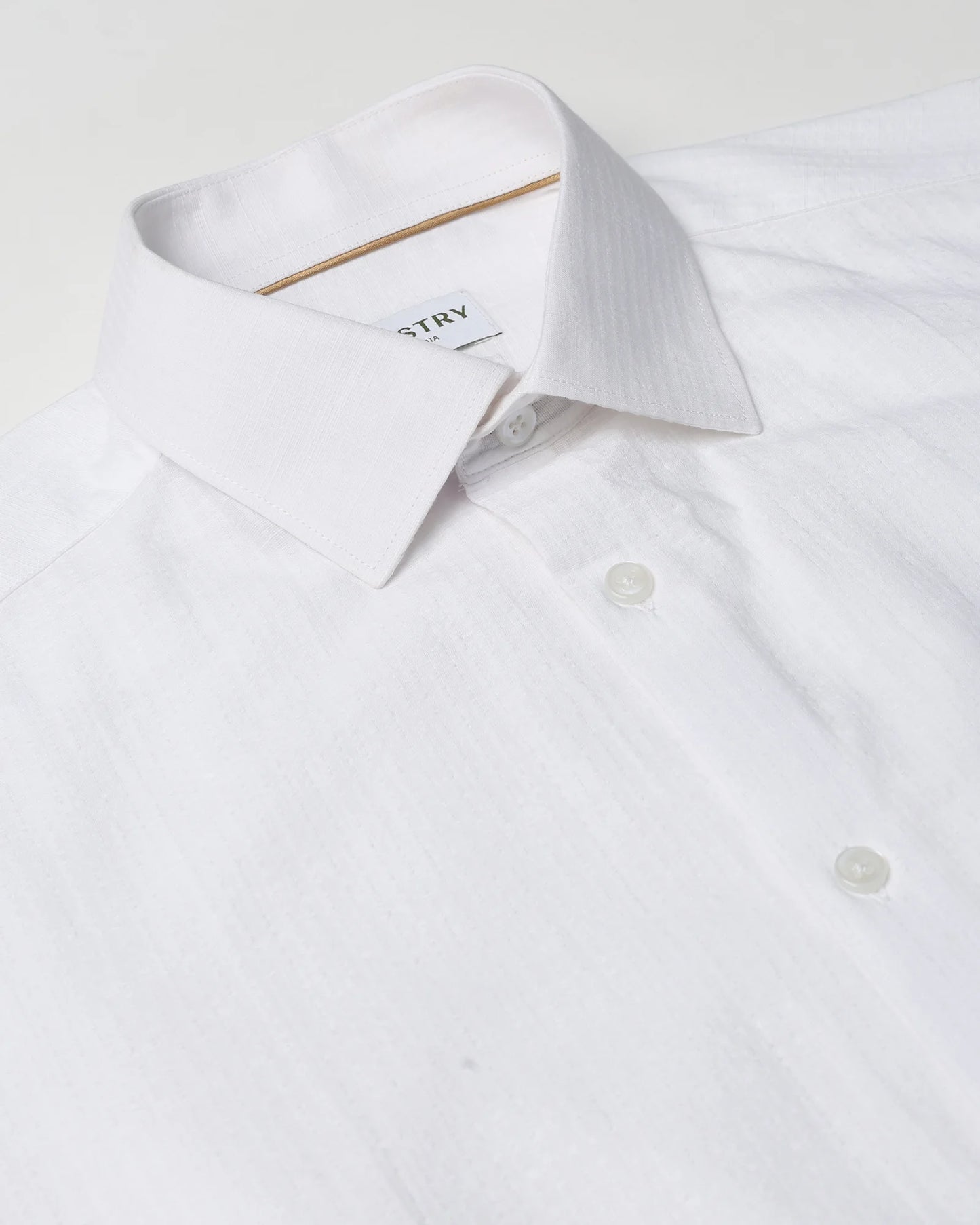 White Horizon Textured Shirt